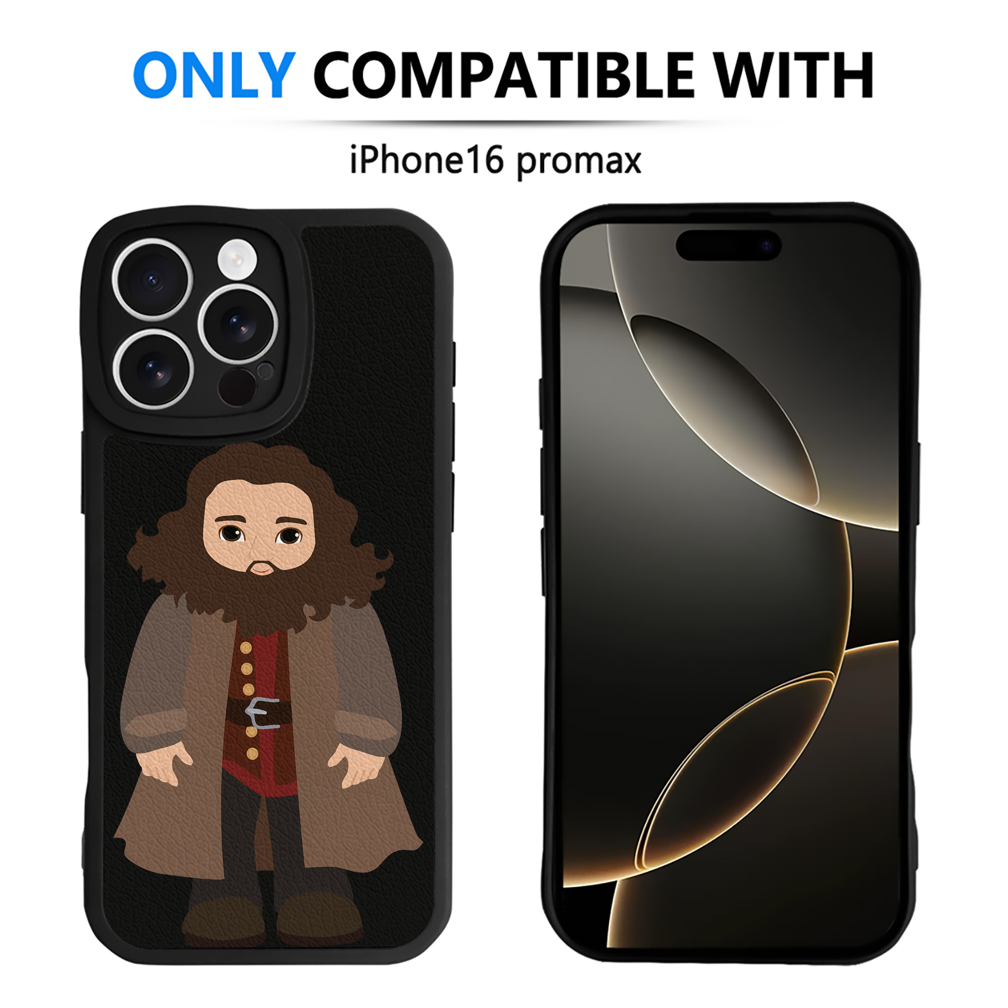 （画像用） Harry Potter ハリー・ポッターシリーズ 【iPhone 16シリーズ対応】シリコンスマホケース（レザー調） 材質：シリコン